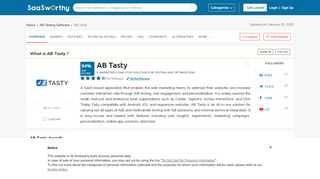 
                            11. AB Tasty Features, Reviews, Pricing and Alternatives (February ...