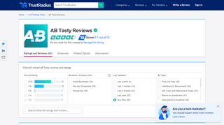
                            13. AB Tasty Reviews & Ratings | TrustRadius