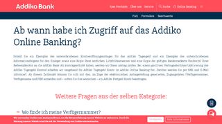 
                            4. Ab wann habe ich Zugriff auf das Addiko Online Banking? • Addiko.at