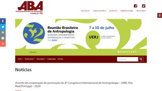 
                            12. ABA | Associação Brasileira de Antropologia