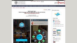 
                            10. Aba English App | Seiz | The EuroCALL Review - PoliPapers - UPV