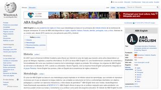 
                            10. ABA English - Wikipedia, la enciclopedia libre