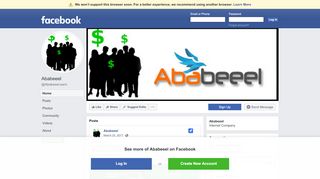 
                            1. Ababeeel - Home | Facebook