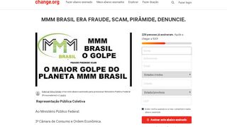 
                            9. Abaixo-assinado · Ministério público Federal: MMM BRASIL ERA ...