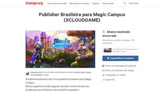 
                            11. Abaixo-assinado · XCLOUDGAME: Publisher Brasileira para Magic ...