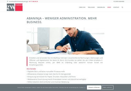 
                            12. AbaNinja – Weniger Administration. Mehr Business. – G&W Treuhand ...