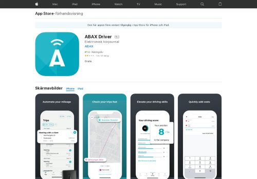 
                            8. ABAX Triplog i App Store - iTunes - Apple
