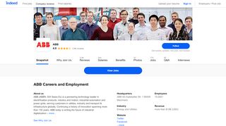 
                            10. ABB Careers and Employment | Indeed.com