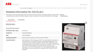 
                            11. ABB DG/S1.16.1