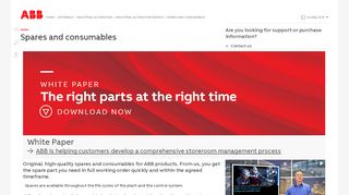 
                            3. ABB Process Automation Service - Spares and Consumables - ABB ...