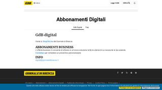 
                            7. Abbonamenti Digitali - Giornale di Brescia