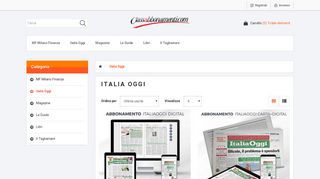 
                            10. Abbonamento ItaliaOggi | Quotidiano economico, politico, giuridico