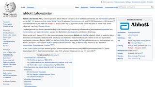 
                            12. Abbott Laboratories – Wikipedia