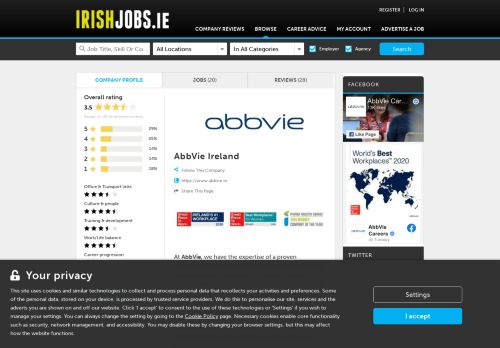 
                            11. AbbVie Ireland Jobs and Reviews on Irishjobs.ie