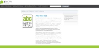 
                            6. abc Campus Virtual - DPTI - Servicios ABC - Dirección Provincial de ...
