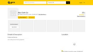 
                            8. Abc Cork Co - 653 Wilton Grove Rd, London, ON - Yellow Pages