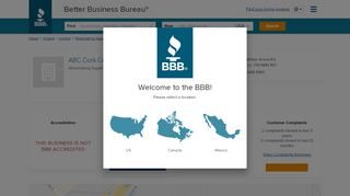 
                            7. ABC Cork Co. | Better Business Bureau® Profile