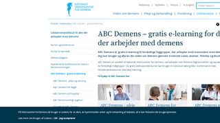 
                            1. ABC Demens – gratis e-learning for dig der arbejder med demens ...