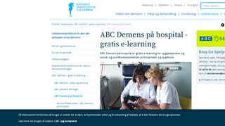 
                            3. ABC Demens på hospital - gratis e-learning - Nationalt Videnscenter ...