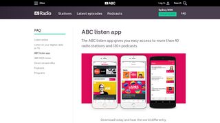
                            11. ABC listen app - Help - ABC Radio