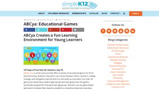 
                            9. ABCya: Educational Games - Simplek12