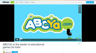 
                            8. ABCYa! is the leader in educational games for kids! on Vimeo