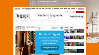 
                            6. ABDA: News der FAZ zum Apothekerverband