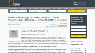 
                            9. Abdallah Al Subaiyyal, President and CEO, Yanbu Aramco ...