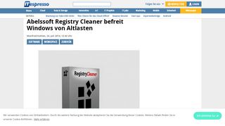 
                            13. Abelssoft Registry Cleaner befreit Windows von Altlasten - ITespresso ...