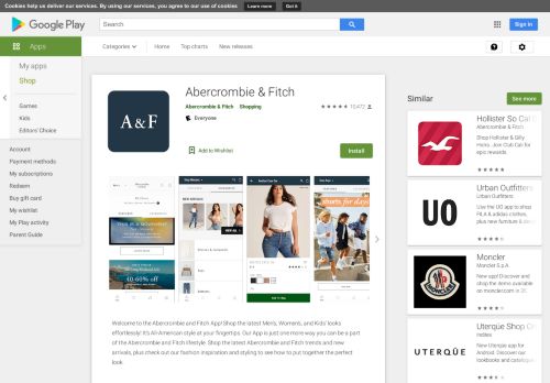 
                            13. Abercrombie & Fitch - Apps on Google Play