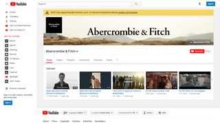 
                            10. Abercrombie & Fitch - YouTube