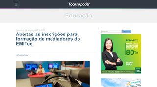 
                            7. Abertas as inscrições para formação de mediadores do EMITec