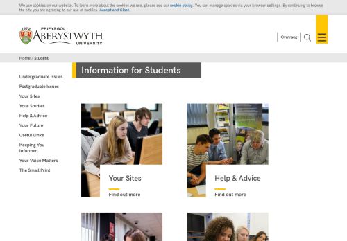 
                            1. Aberystwyth University - Student