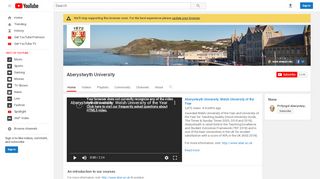 
                            13. Aberystwyth University - YouTube