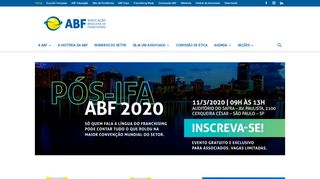 
                            1. ABF - Associação Brasileira de Franchising, conheça nosso trabalho