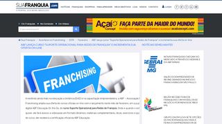 
                            10. ABF lança curso “Suporte Operacional para Redes de Franquia” e ...