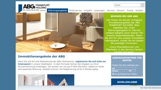
                            2. ABG FRANKFURT HOLDING GmbH | Wohnungsangebote