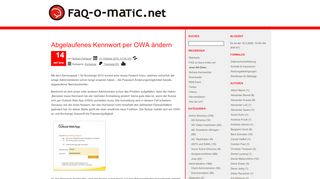 
                            8. Abgelaufenes Kennwort per OWA ändern | faq-o-matic.net