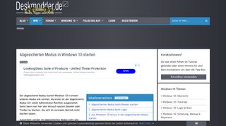 
                            7. Abgesicherten Modus in Windows 10 starten Deskmodder Wiki