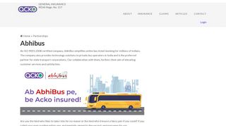 
                            7. Abhibus - Acko Insurance