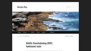 
                            9. Abhilfe: Remotedesktop (RDP) funktioniert nicht | Marphys Blog