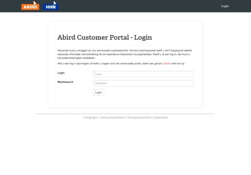 
                            12. Abird Customer Portal