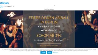 
                            3. Abitraum - Finde besondere Abiball Locations in Berlin