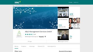 
                            10. ABLE Management Services GmbH als Arbeitgeber | XING ...
