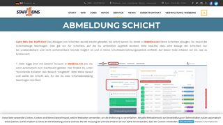 
                            4. Abmeldung Schicht | StaffEins