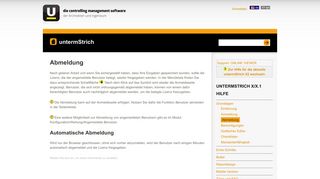 
                            4. Abmeldung · untermStrich