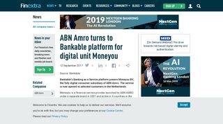 
                            7. ABN Amro turns to Bankable platform for digital unit Moneyou