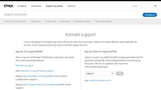 
                            1. Åbn en Citrix support-sag – Citrix