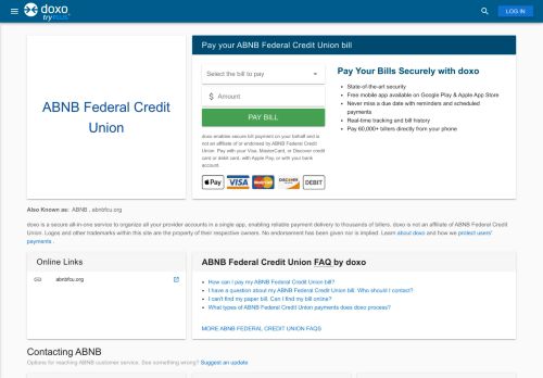 
                            8. Abnb Federal Credit Union (ABNB): Login, Bill Pay, Customer Service ...