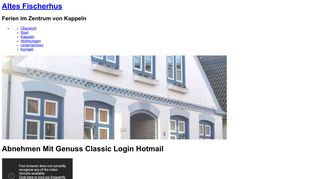 
                            11. Abnehmen Mit Genuss Classic Login Hotmail - Altes Fischerhus